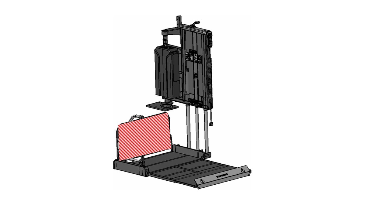 Döner tipi lift 3D modeli
