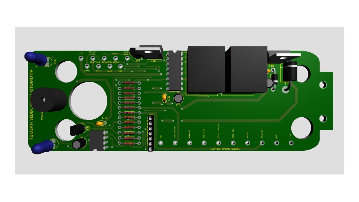 Kumanda kartı PCB tasarımı